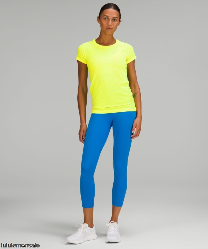 Lululemon Damen DELULU158 | Highlight Gelb Swiftly Tech Kurzarmshirt 20